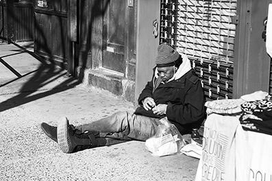 Homeless : Street Life : New York : Personal Photo Projects : Photos : Richard Moore : Photographer